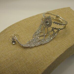 Rhinestone Slave Bracelet with Bling